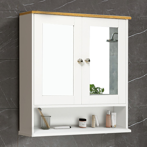 double bathroom wall cabinet